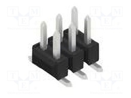 Connector: pin strips; pin header; male; PIN: 6; 2.54mm; SMT; 2x3