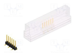 Connector: pin strips; pin header; male; PIN: 6; 2.54mm; SMT; 1x6