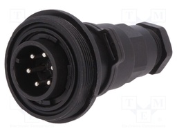 Connector: circular; plug; male; PIN: 6; Buccaneer Standard; IP68