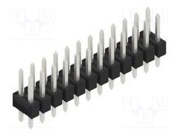 Connector: pin strips; pin header; male; PIN: 24; 2.54mm; THT; 2x12