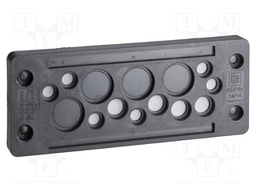 Multigate grommet; Holes no: 29