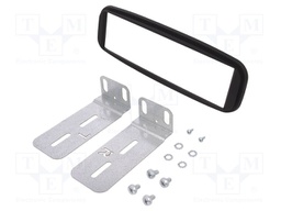Radio mounting frame; Renault; 1 DIN; black