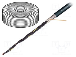 Wire: control cable; chainflex® CF10.UL; 4G0,75mm2; TPE; grey