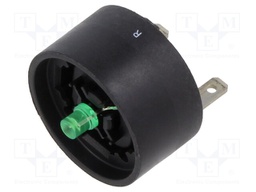 Illuminating unit; 84; IP40; Leads: 2,8x0,8mm connectors; 24VDC