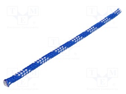 Rope; polypropylene; Ørope: 10mm; L: 100m; with a core; blue