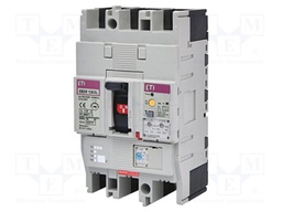 Power breaker; Poles: 3; screw type; Inom: 125A; 525VAC; IP20; MCCB
