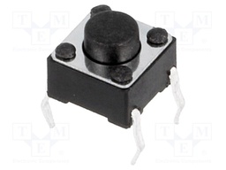 Microswitch TACT; SPST-NO; Pos: 2; 0.05A/12VDC; THT; none; 1.6N