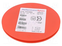 Markers for cables and wires; Label symbol: 8; 4÷9mm; PVC; yellow