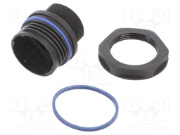 Enclosure: for circular connectors; Han F+B; for panel mounting