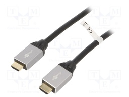 Cable; HDMI 2.0; HDMI plug,both sides; 2m; black; Core: Cu