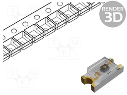 Photoresistor; λp max: 850nm; 30V; Lens: transparent; Front: flat