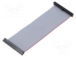 Ribbon cable with IDC connectors; Tape ph: 0.64mm; 101.6mm