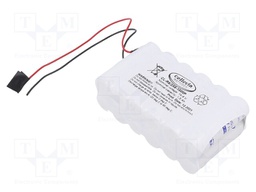 Re-battery: Ni-MH; AA; 14.4V; 1500mAh; cables; Body dim: 85x30x52mm