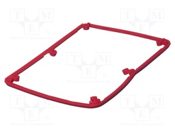 Gasket; elastomer thermoplastic TPE; Series: BoPad; Colour: red