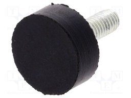 Vibroisolation foot; Foot material: rubber