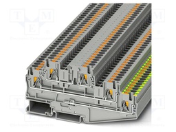 Splice terminal: rail; PT; PA; L: 54.5mm; terminals: 5; W: 6.2mm