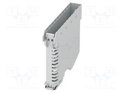 Enclosure base; grey; UL94V-0; ME-IO 18,8; for DIN rail mounting