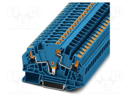 Splice terminal: rail; PA; terminals: 2; W: 8.2mm; H: 82mm; Body: blue