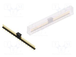 Connector: pin strips; pin header; male; PIN: 32; 2.54mm; SMT; 1x32