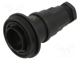Connector: circular; plug; male; PIN: 25; 1A; 50V; w/o contacts