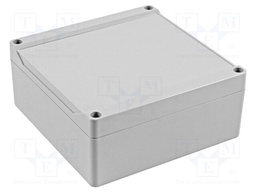 Enclosure: multipurpose; X: 140mm; Y: 140mm; Z: 60mm; 1555; ABS; grey