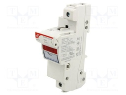 Fuse holder; cylindrical fuses; 22x58mm; Mounting: DIN; 100A; IP20