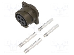 Connector: circular; VG95234; socket; female; PIN: 4; with contacts