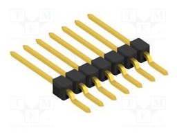 Connector: pin strips; pin header; male; PIN: 7; 2.54mm; SMT; 1x7