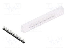 Connector: pin strips; pin header; male; PIN: 64; 2mm; SMT; 2x32