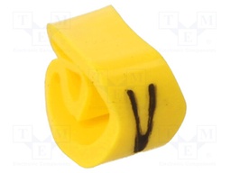 Markers for cables and wires; 4÷10mm; PVC; -30÷80°C; leaded