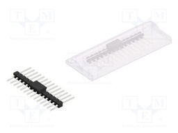 Connector: pin strips; pin header; male; PIN: 14; 2.54mm; SMT; 1x14