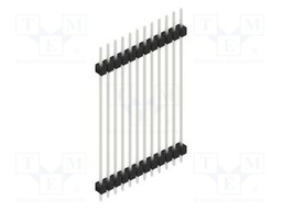 Connector: pin strips; pin header; male; PIN: 12; 2.54mm; THT; 1x12