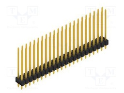 Connector: pin strips; pin header; male; PIN: 44; 2.54mm; THT; 2x22