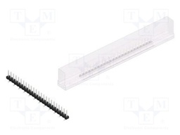 Connector: pin strips; pin header; male; PIN: 24; 2.54mm; SMT; 1x24