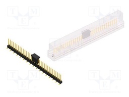 Connector: pin strips; pin header; male; PIN: 33; 2.54mm; SMT; 1x33