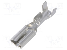 Terminal: flat; 2.8mm; 0.5mm; female; 0.5÷1mm2; crimped; for cable