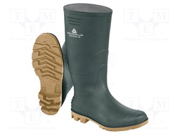 Boots; Size: 44; green; Mat: PVC; bad weather,slip; high