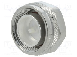 Connector: 4.3-10; for cable; straight; plug; male; 50Ω; IP67; 6GHz