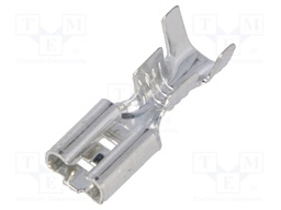 Terminal: flat; 4.8mm; 0.8mm; female; 1.5÷2.5mm2; crimped; straight