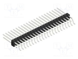 Connector: pin strips; pin header; male; PIN: 44; 2.54mm; SMT; 2x22