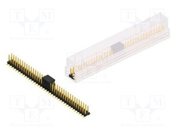 Connector: pin strips; pin header; male; PIN: 72; 2.54mm; SMT; 2x36