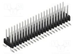 Connector: pin strips; pin header; male; PIN: 44; 1.27mm; SMT; 2x22