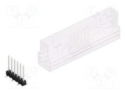 Connector: pin strips; pin header; male; PIN: 6; 2.54mm; SMT; 1x6