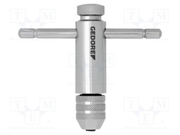 Tool holder; 85mm; with ratchet; M3-M8; taps,screw extractor