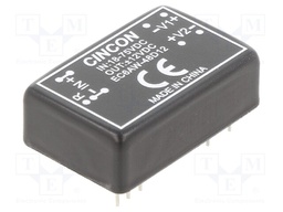 Converter: DC/DC; 8W; Uin: 18÷75V; Uout: 12VDC; Uout2: -12VDC; 18.4g