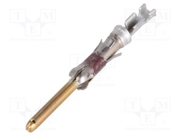 Contact; male; 0.05÷0.15mm2; 30AWG÷26AWG; Type III+; gold-plated