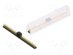 Connector: pin strips; pin header; male; PIN: 70; 2.54mm; SMT; 2x35