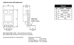 Converter: DC/DC; Uin: 2.5÷5.5V; Uout: 0.6VDC; Iout: 3A; 1.7g; 660kHz