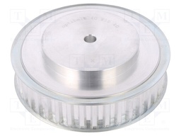 Belt pulley; T10; W: 25mm; whell width: 40mm; Ø: 125.45mm; aluminium
