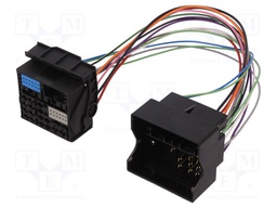 Adapter; VW; Quadlock 40pin socket,Quadlock 52pin plug